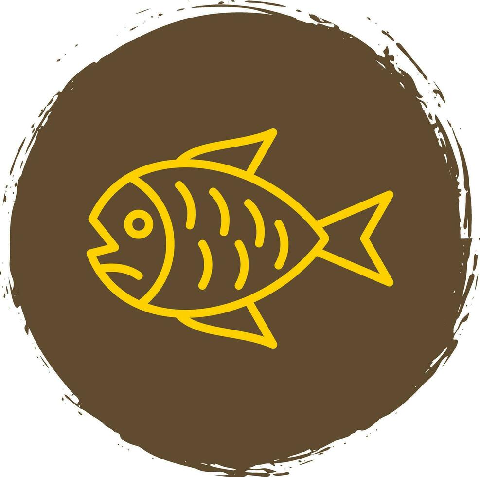 diseño de icono de vector de pescado