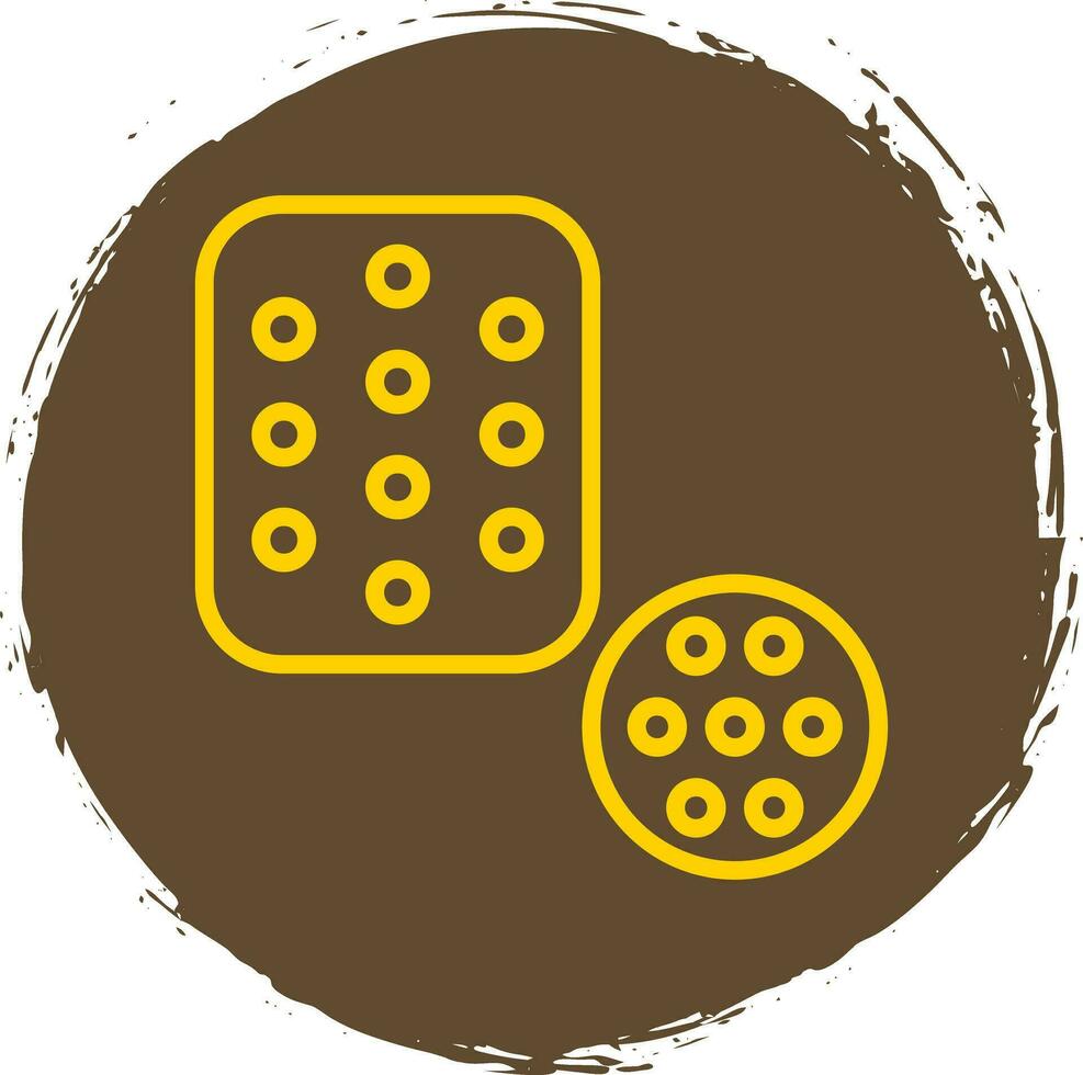 diseño de icono de vector de galleta