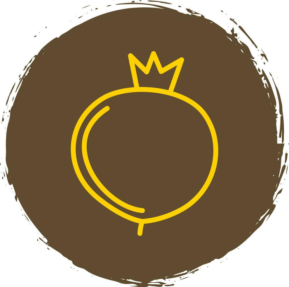 Pomegranate Vector Icon Design