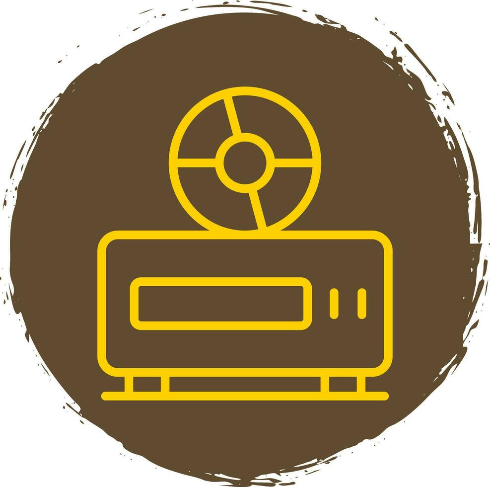 Dvd Player  Vector Icon Design