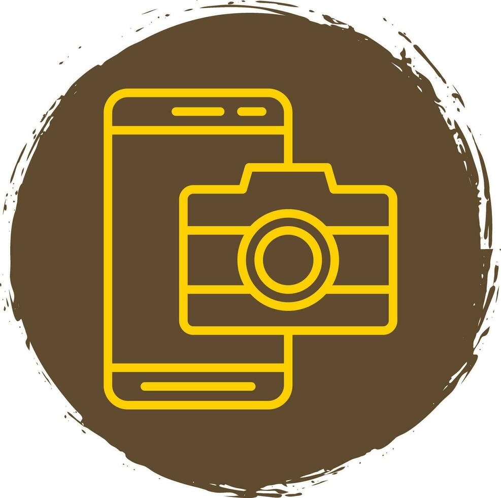 Mobile Camera  Vector Icon Design