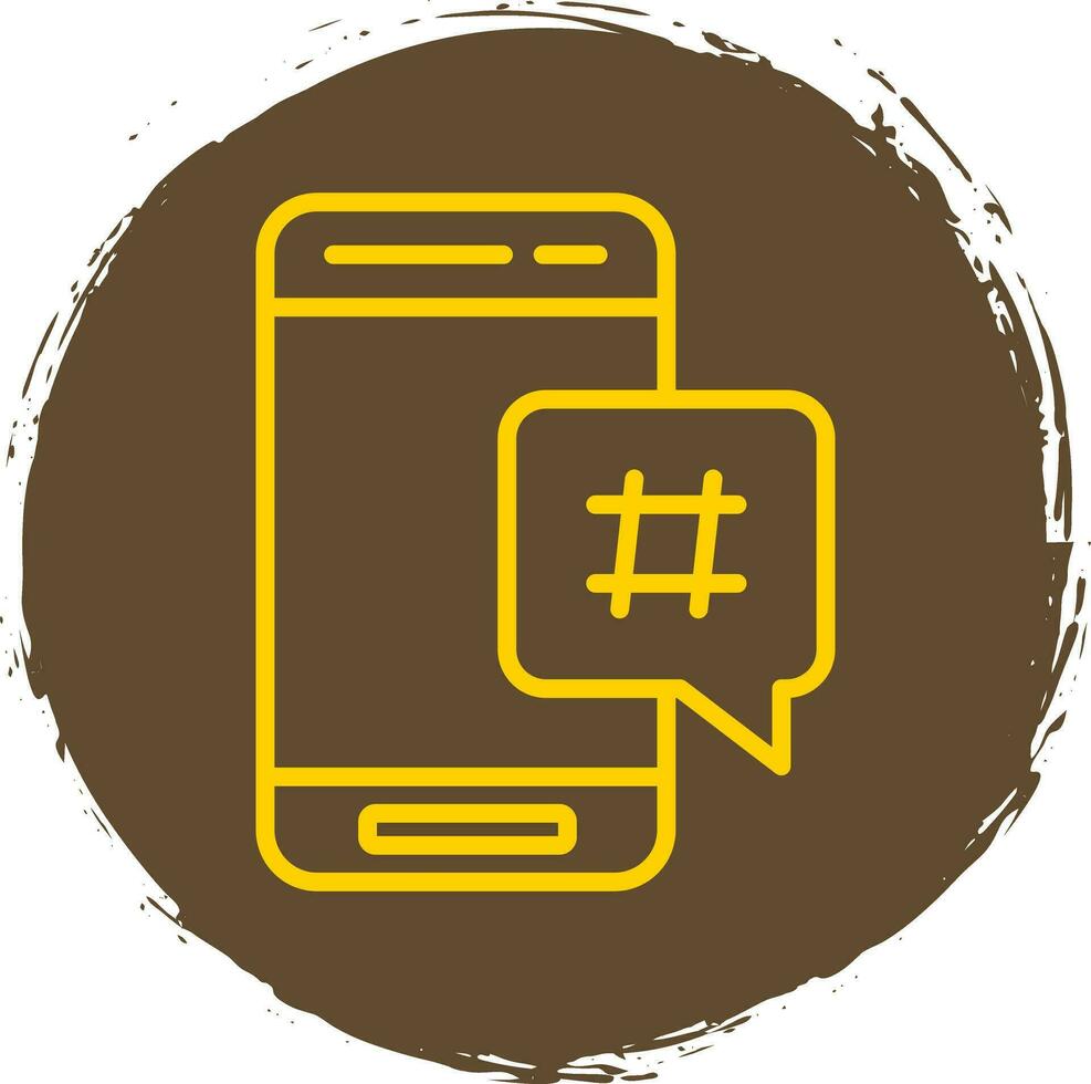 Hastag  Vector Icon Design
