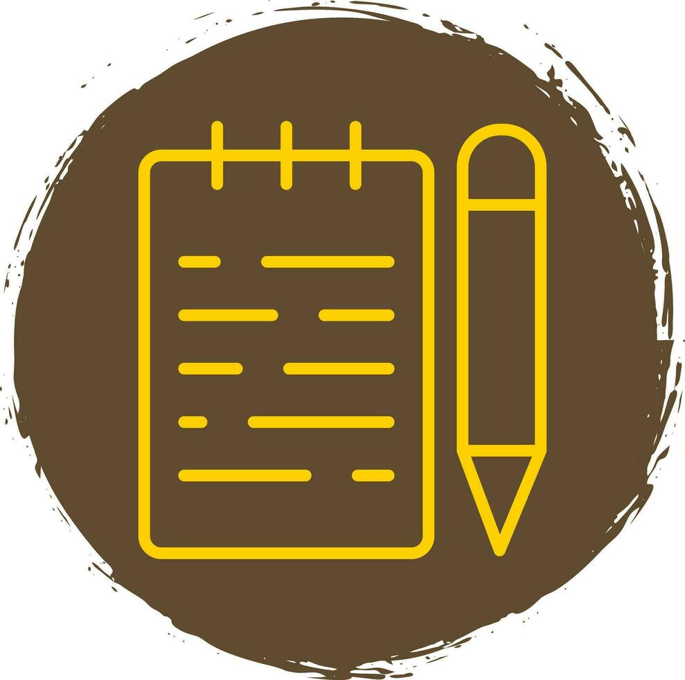 Notepad  Vector Icon Design