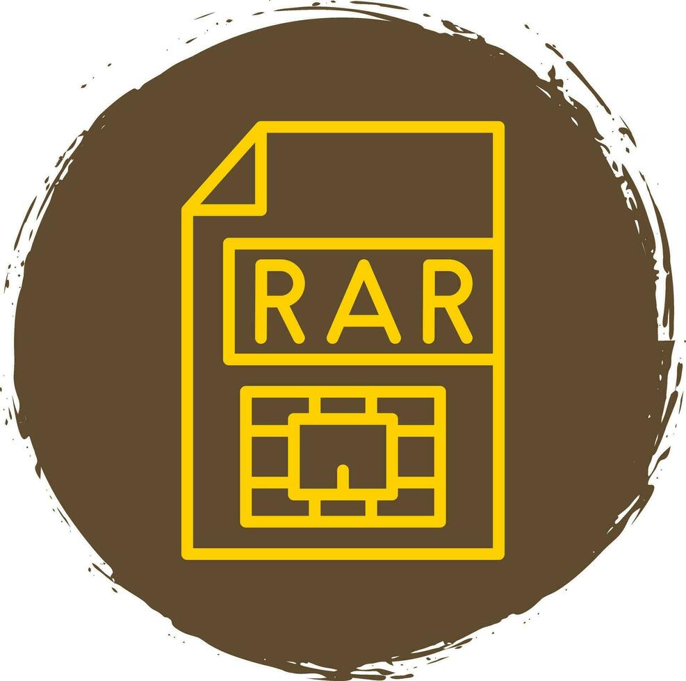Rar  Vector Icon Design