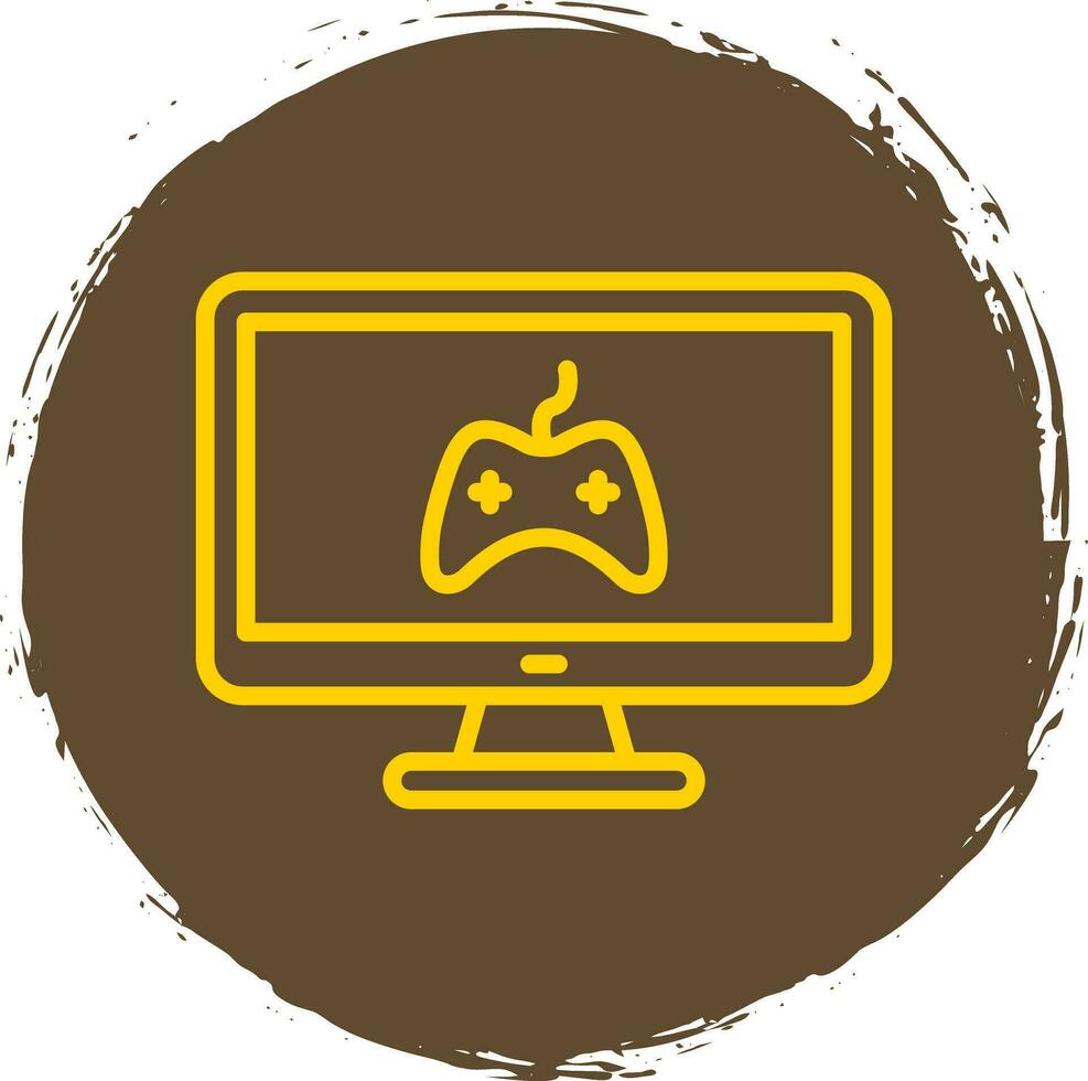 Online Game  Vector Icon Design