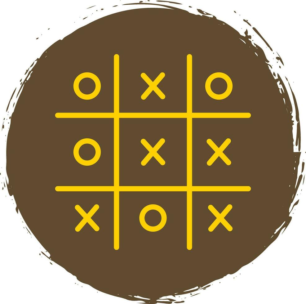 Tic Tac Toe  Vector Icon Design