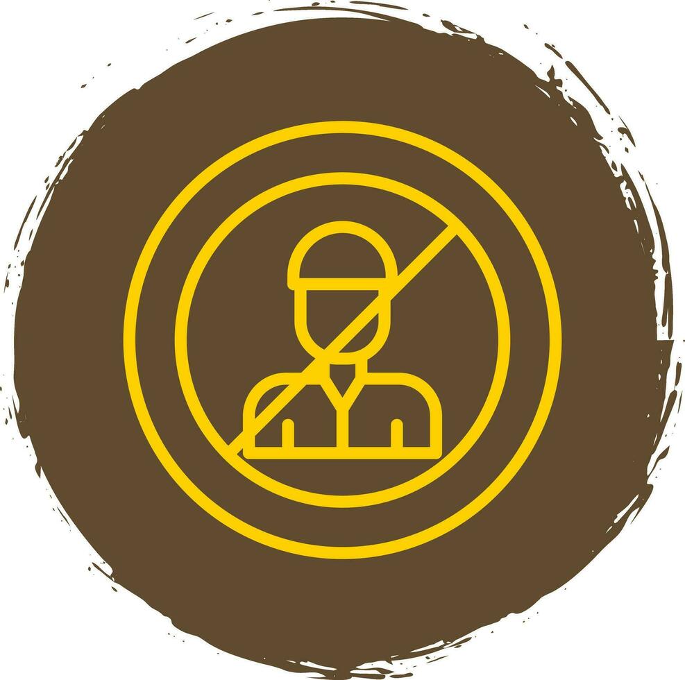 No Child Labor  Vector Icon Design