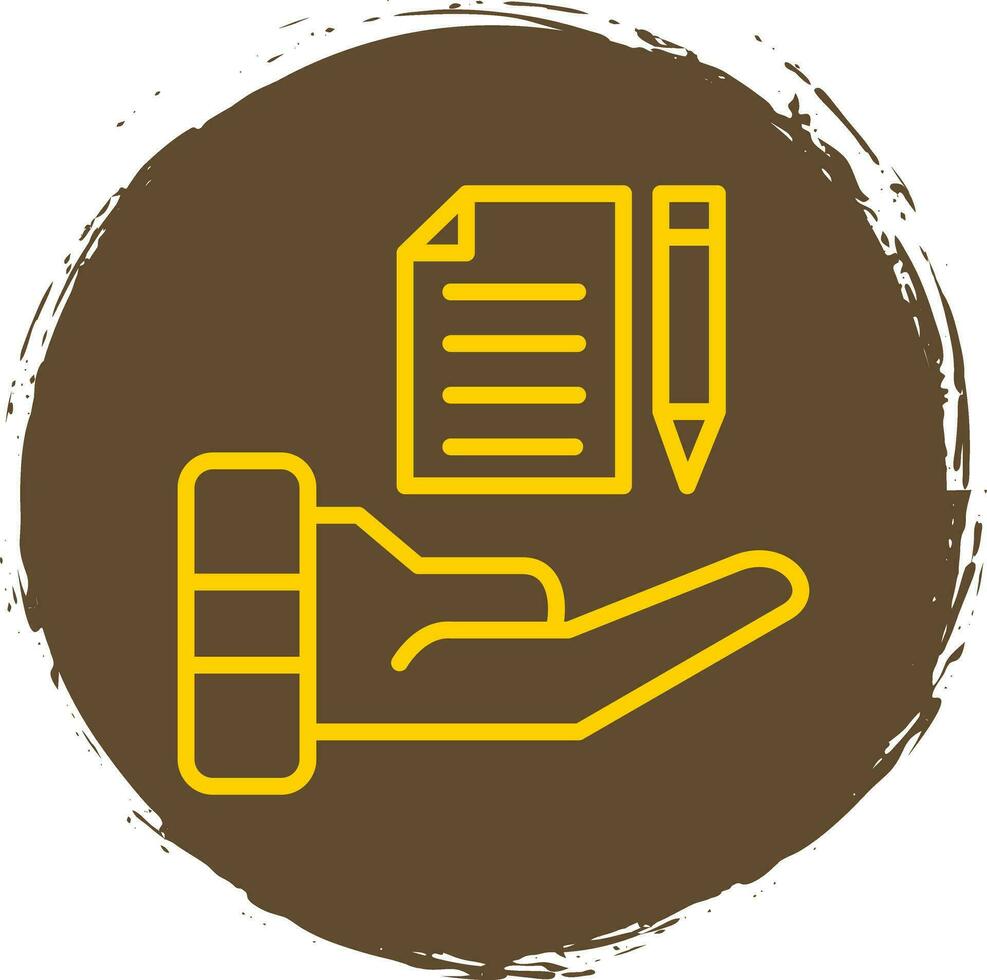 Contract Vector Icon Design