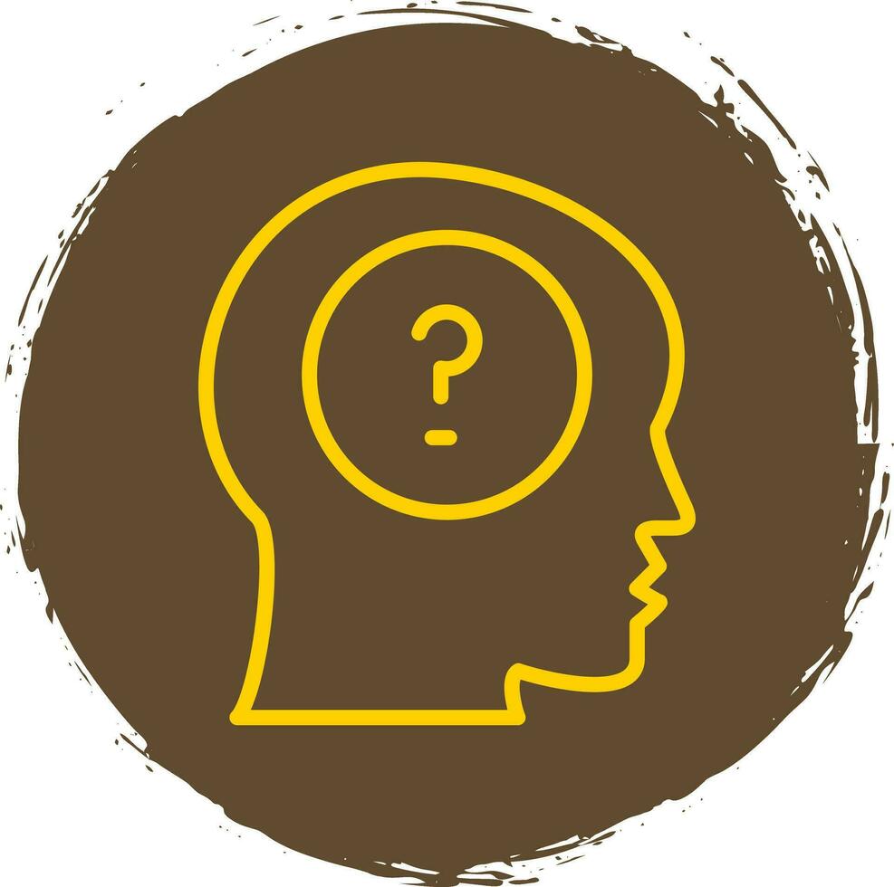 Mental Disorder Vector Icon Design