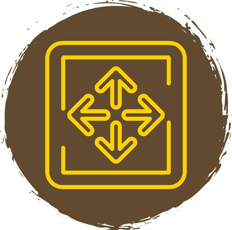 Expand Arrows Vector Icon Design