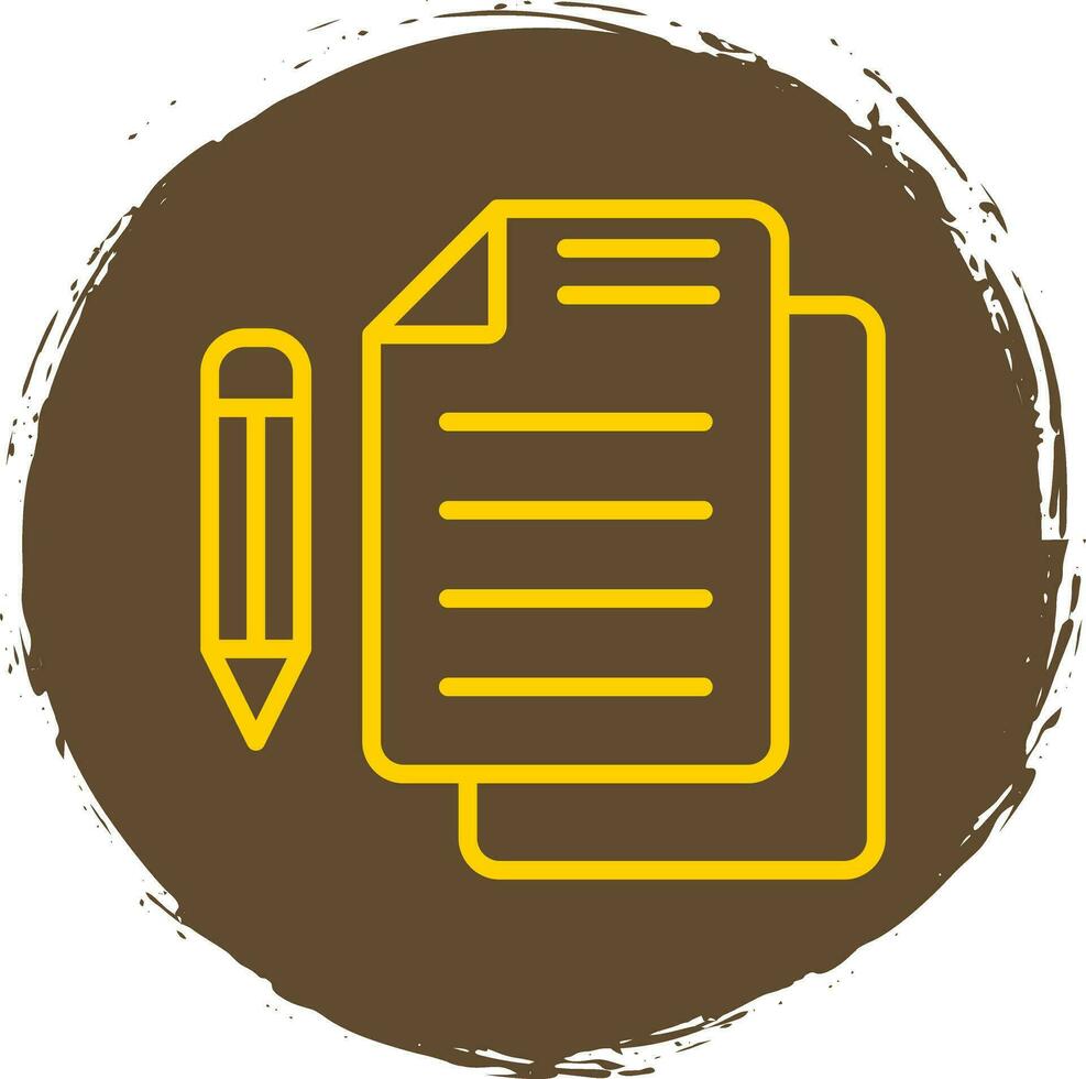 Contract Vector Icon Design