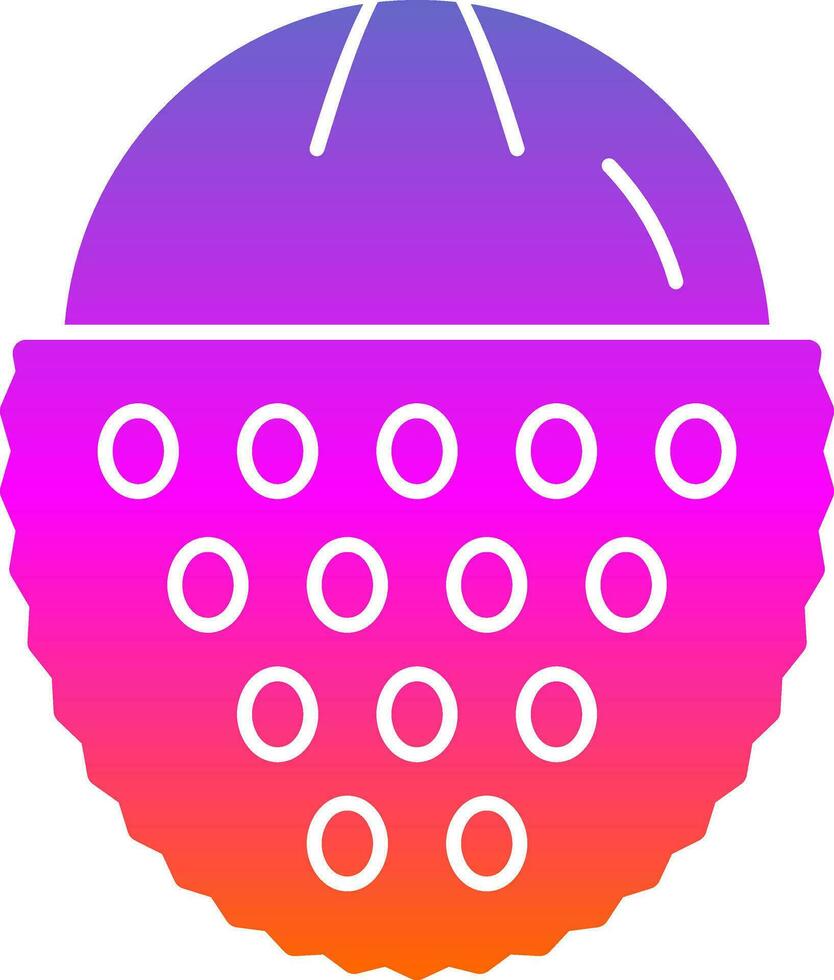 Lychee Vector Icon Design