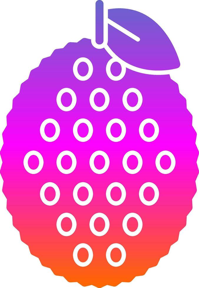 Jackfruit Vector Icon Design