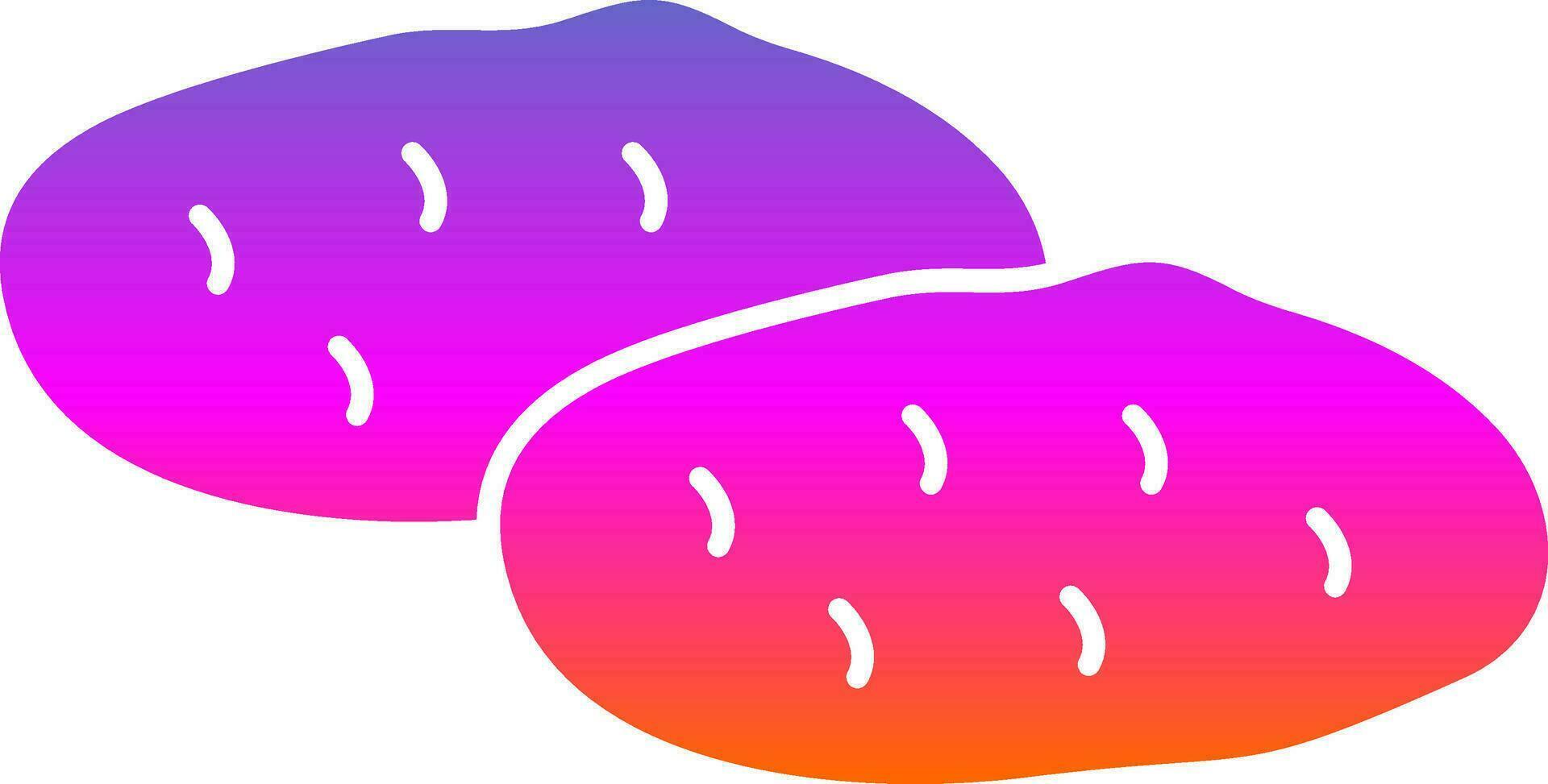 Potatoes Vector Icon Design
