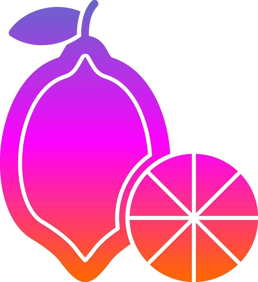 Lemon Vector Icon Design