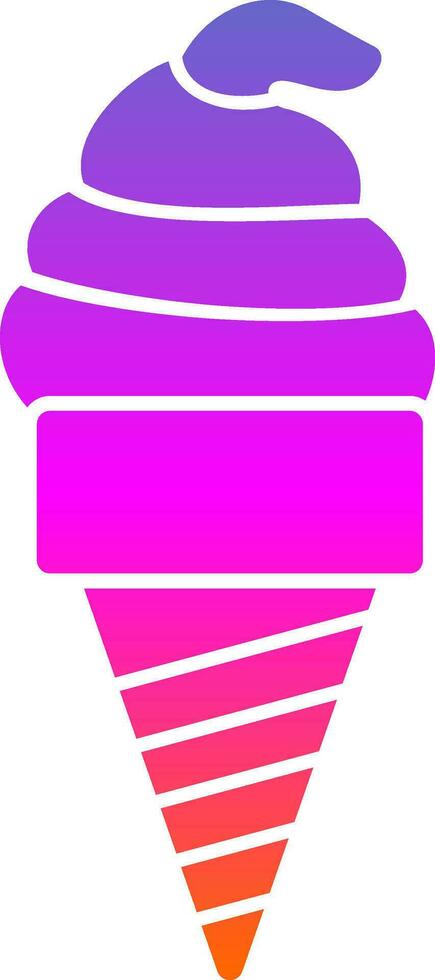 Ice Cream Vector Icon Design