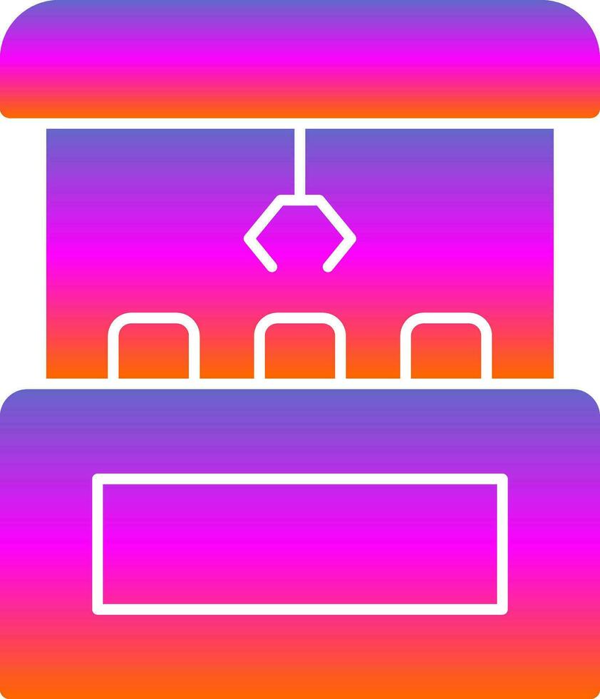 Claw Machine  Vector Icon Design