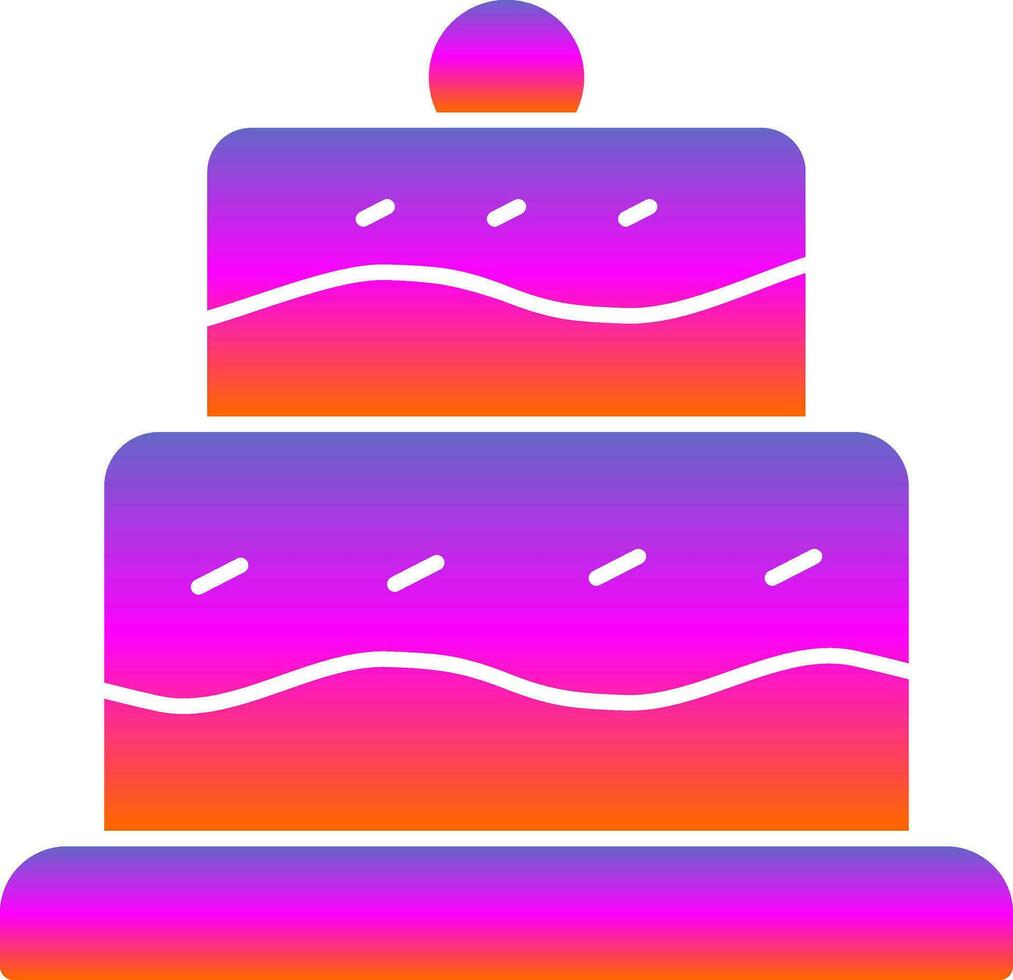 Birthday Cake  Vector Icon Design