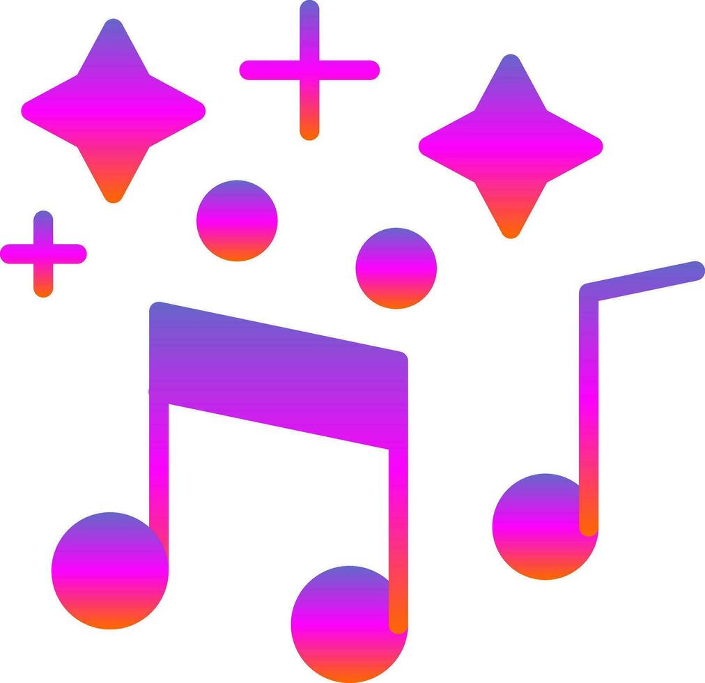 Musical Notes  Vector Icon Design