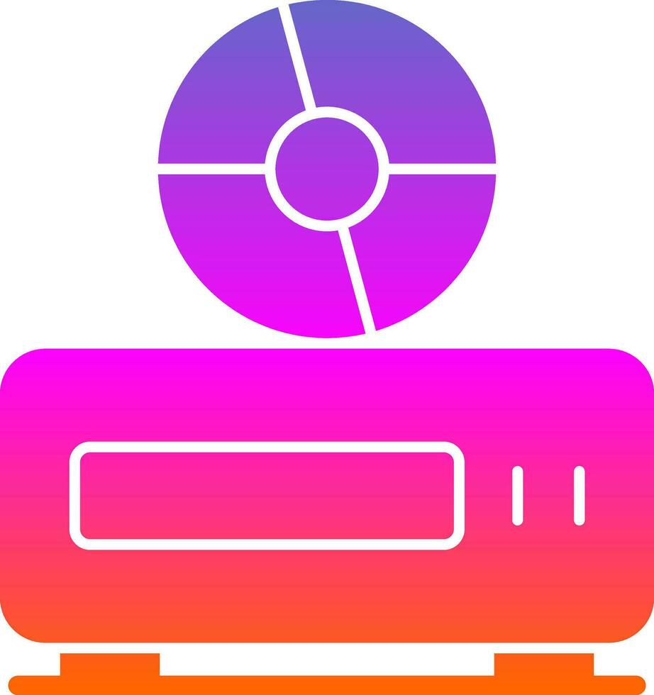 Dvd Player  Vector Icon Design