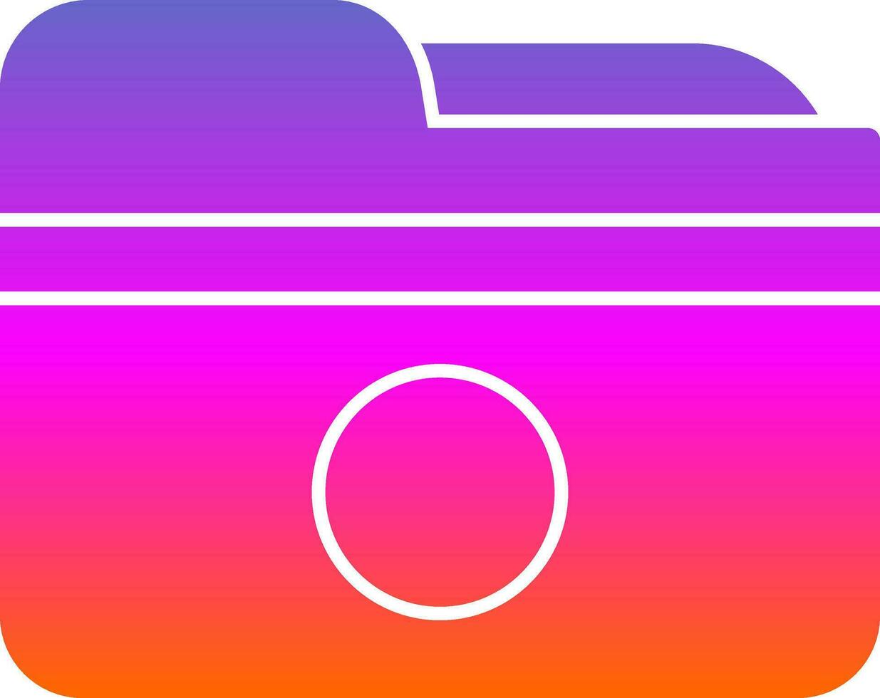 Video Folder  Vector Icon Design