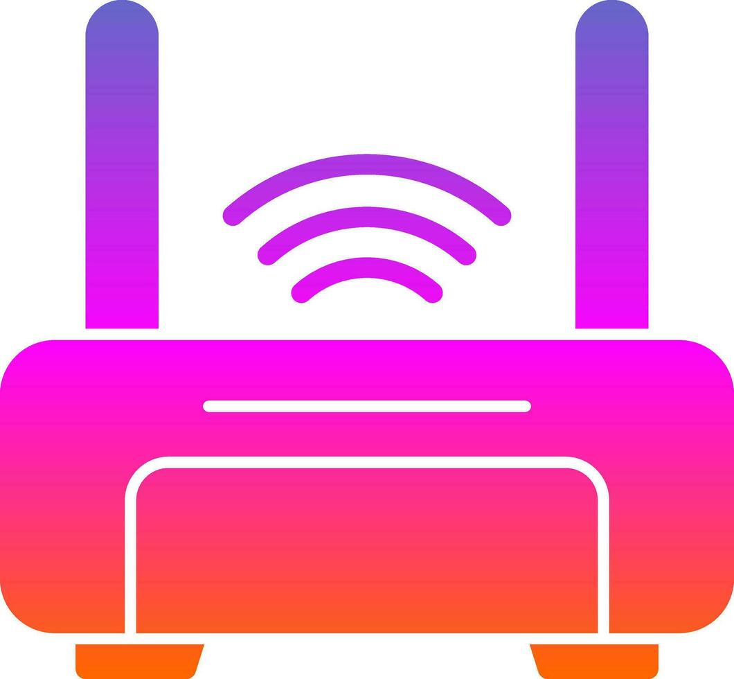 Router  Vector Icon Design