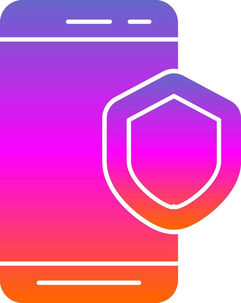 Mobile Security  Vector Icon Design