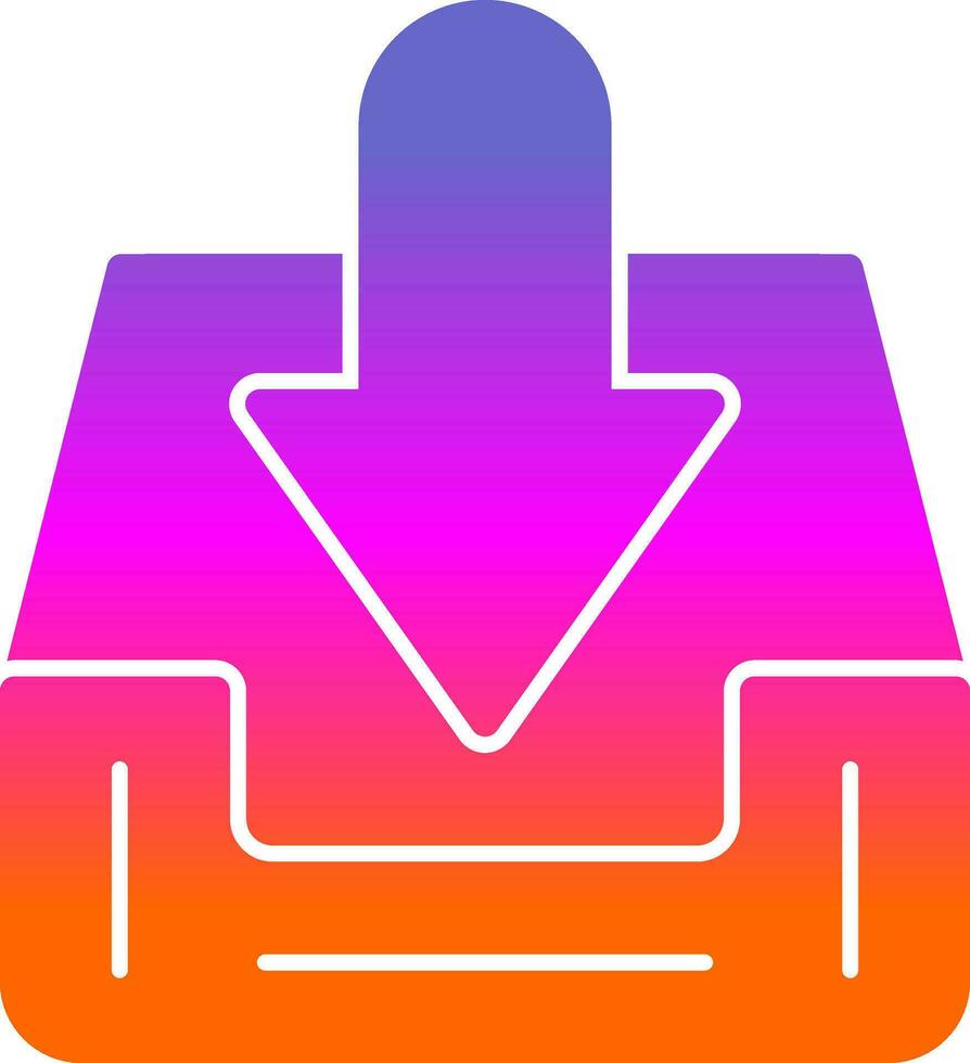 Inbox  Vector Icon Design