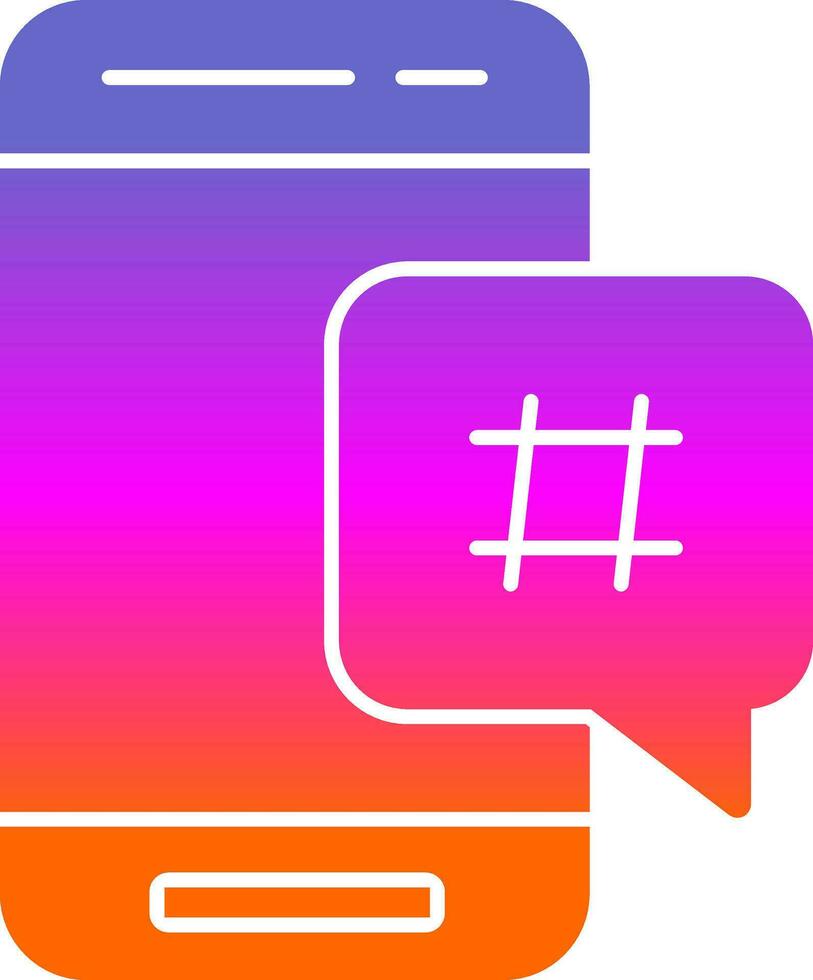Hastag  Vector Icon Design