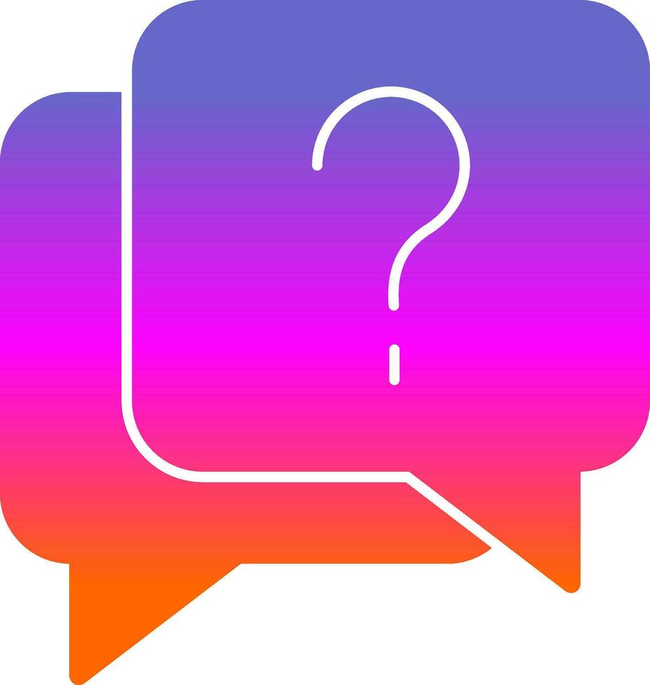 Question  Vector Icon Design