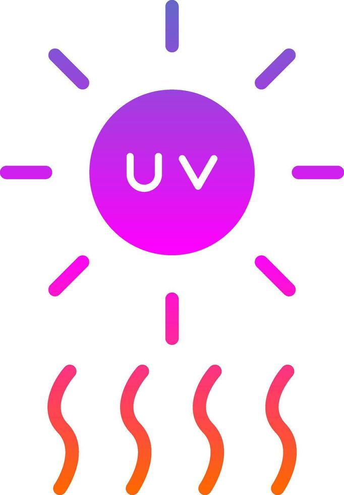 uv vector icono diseño