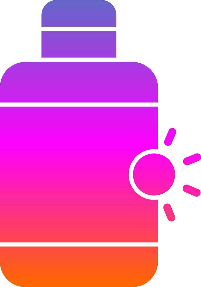 Sunscreen  Vector Icon Design