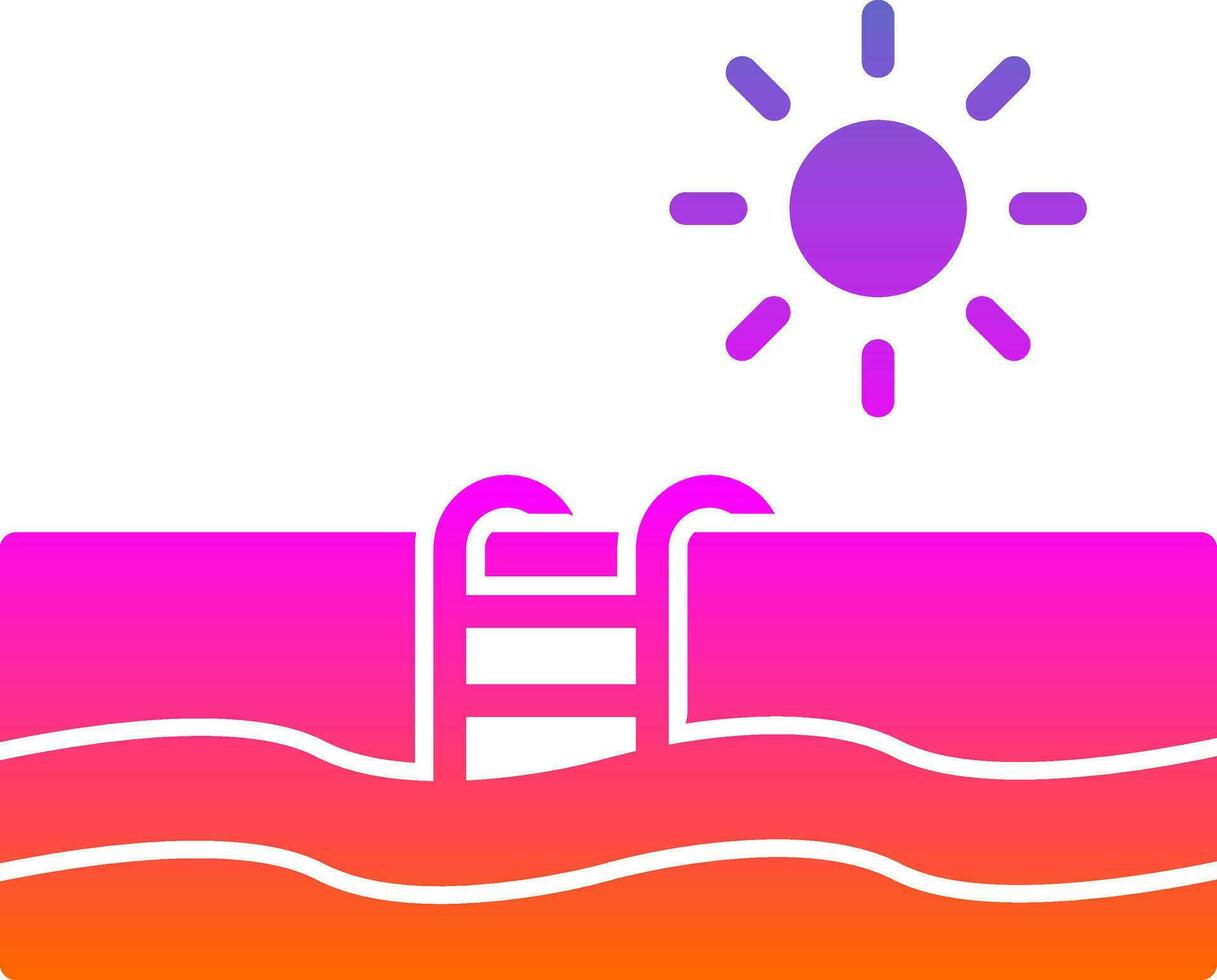 Swimming Pool  Vector Icon Design