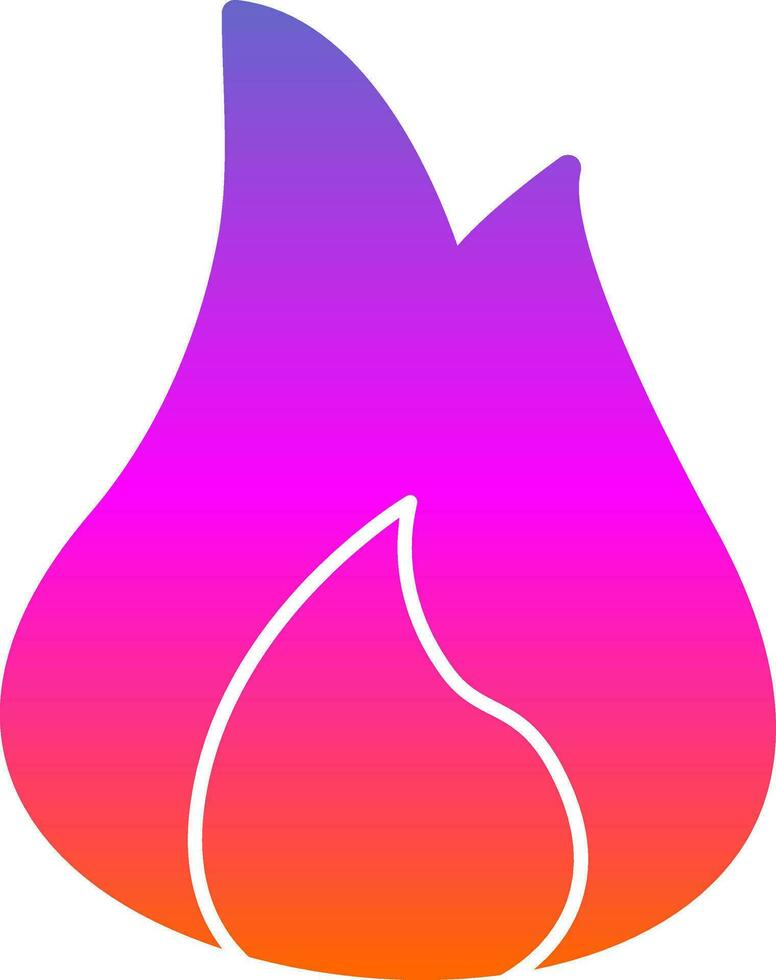 Flame  Vector Icon Design