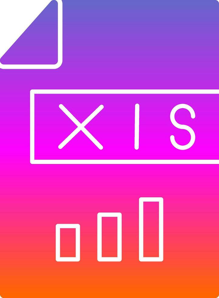 xls vector icono diseño