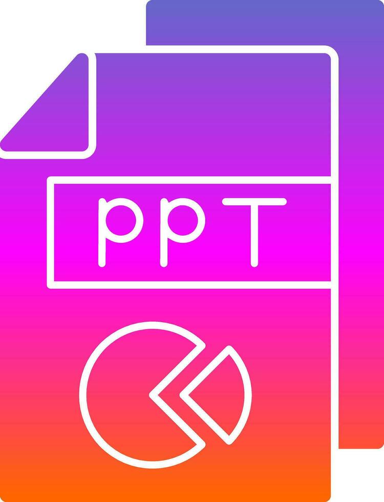 Ppt  Vector Icon Design