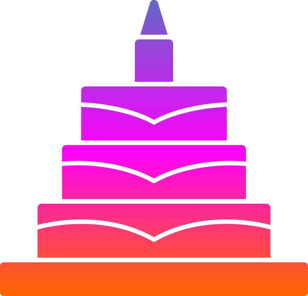 Birthday Cake  Vector Icon Design