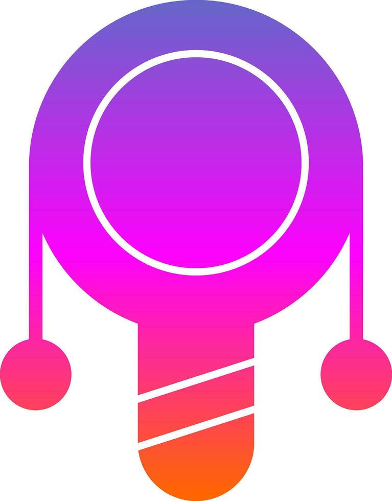 Rattle Drum  Vector Icon Design