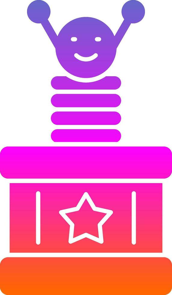 Surprise Box  Vector Icon Design