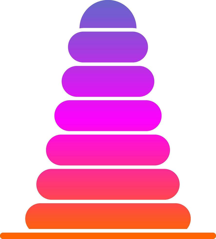 Pyramid  Vector Icon Design