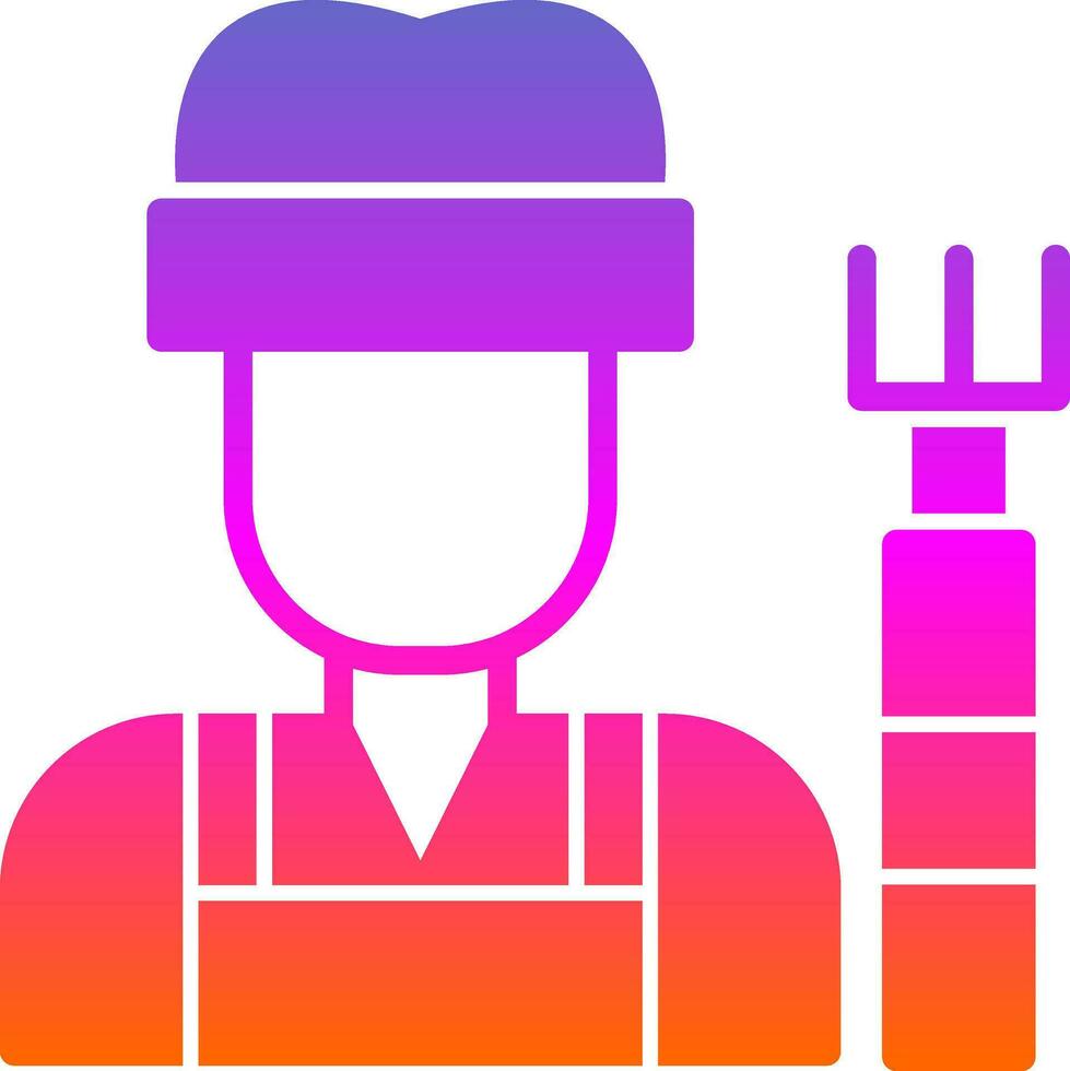 Farmer  Vector Icon Design