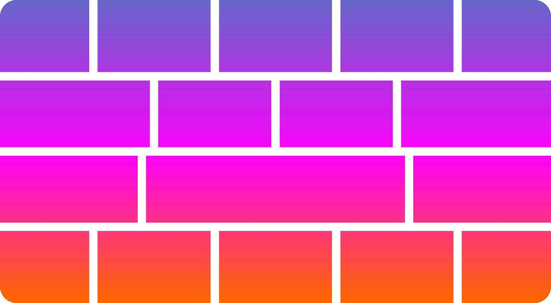 Brickwall  Vector Icon Design