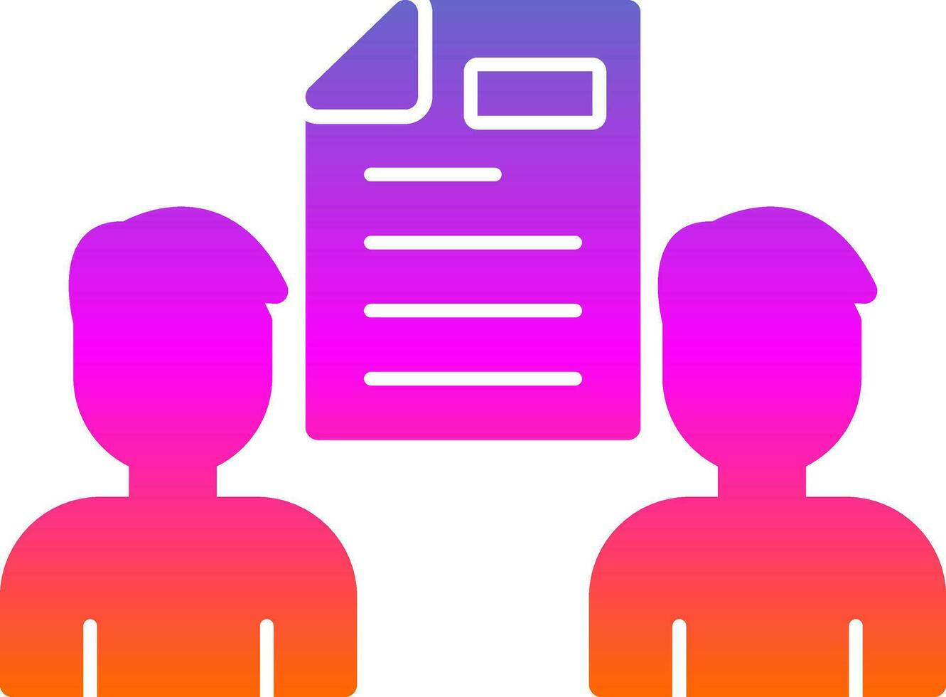 Contract Vector Icon Design