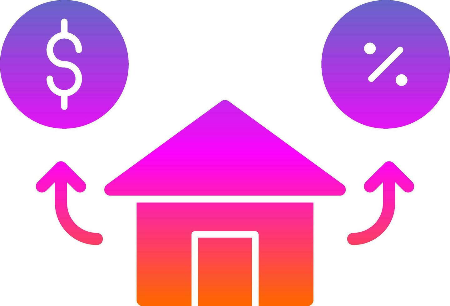 Mortgage Vector Icon Design