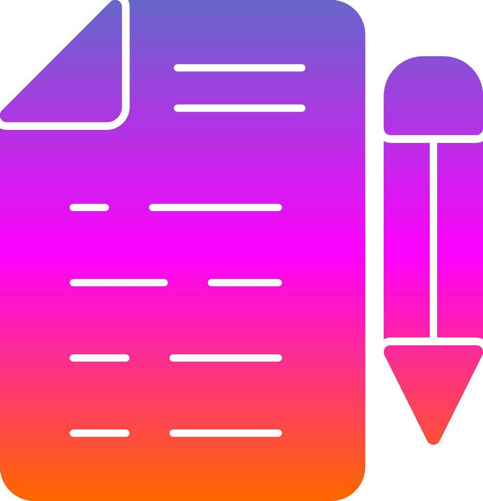 Contract Vector Icon Design