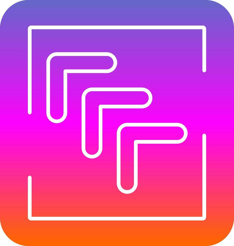 Diagonal Arrow Vector Icon Design
