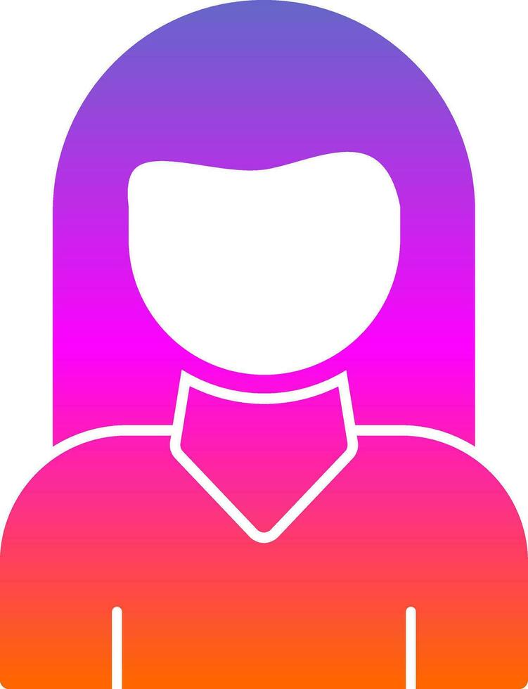 Female Vector Icon Design