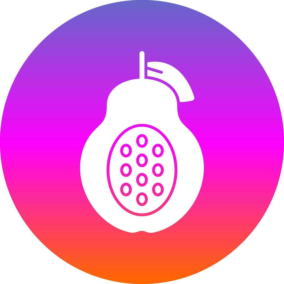 diseño de icono de vector de papaya