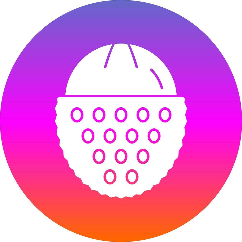 Lychee Vector Icon Design