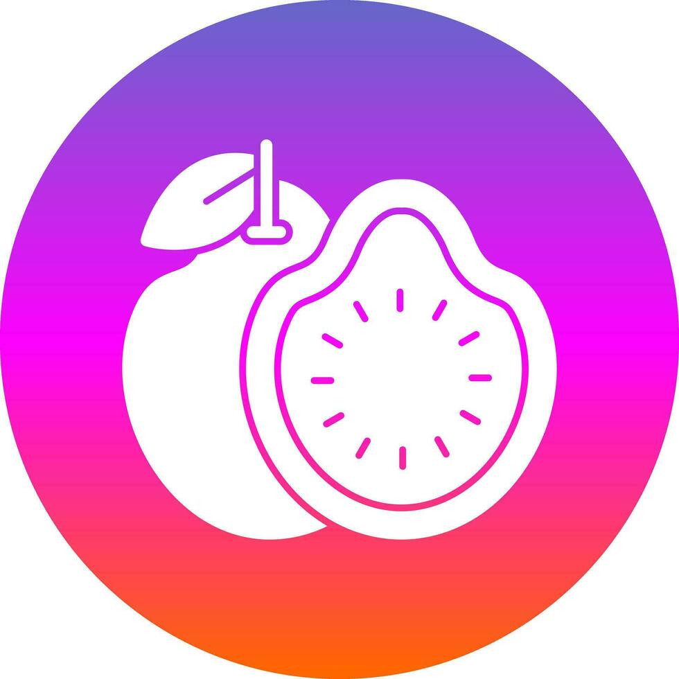 guayaba vector icono diseño